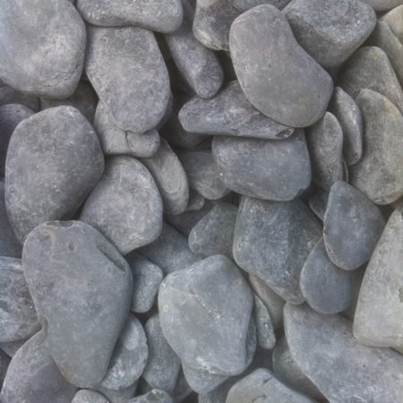 Flat pebbles zwart